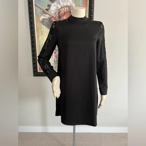 BCBGMAXAZRIA Black Long Sleeve Dress – Size XS - Picture 4 of 15